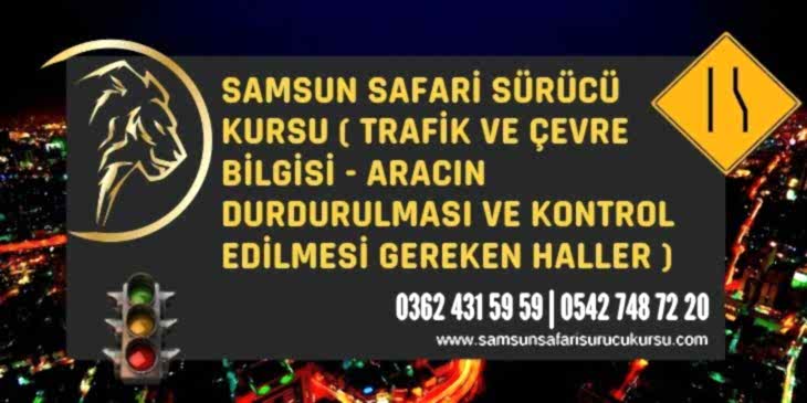 Aracın Durdurulması ve Kontrol Edilmesi Gereken Haller Ders Videosu